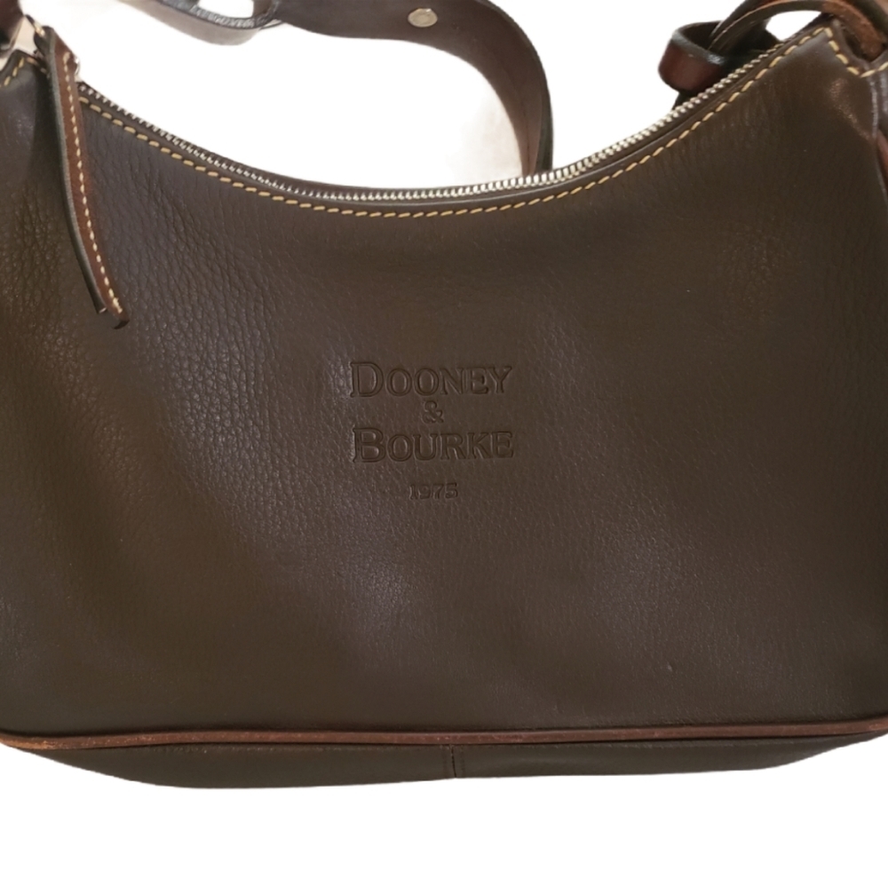 Dooney and Bourke Pebbled Leather Hobo Handbag